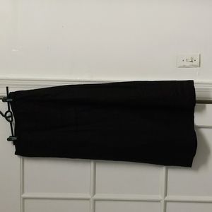 Maxi Black Linen Skirt Sz 6